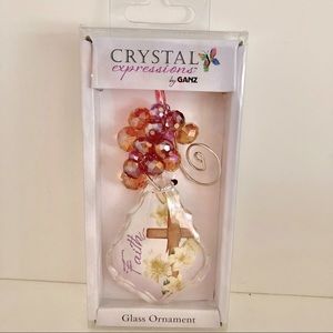 Gantz Crystal Expressions Inspirational Glass Ornament “Faith”